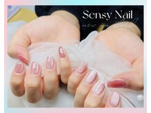 センシー ネイル スタジオ(Sensy Nail Studio)/全面光らせるマグネットネイル