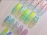 【オフ別・ドライケア込】パラジェル＊定額アート　¥8800