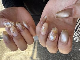 シェル埋め尽くしデザイン