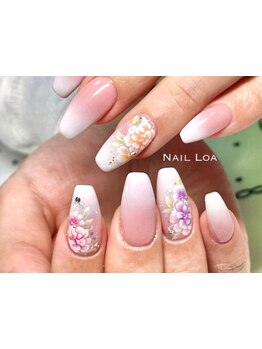 手描きアートが得意なサロン