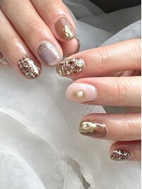 【担当Yukino】ツイードネイル☆