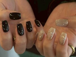 ニュアンスデザインネイル♪