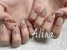 エリナネイルサロン池袋(Alina Nail Salon)/カラフルストーン