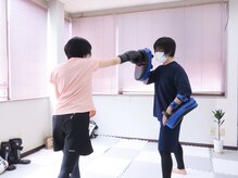 まるほぐしの雰囲気(キックボクシングで運度不足の解消&ストレス発散。)