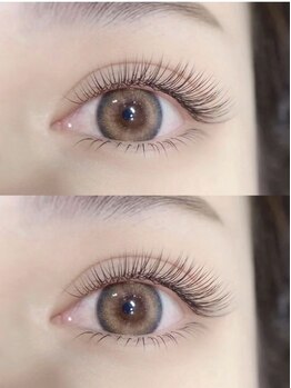 ネイルサロン マジックガール(Nail Salon MagiqueGirl)の写真/自然な仕上がり&付け心地の良さが人気のマツエク♪フラットラッシュは安定感とモチ両方欲しい方におすすめ!