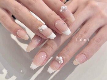 ルルディ(Luludi)の写真/《キラキラ系デザインが得意》ブライダルにも対応◎ストーン・パーツの種類豊富にご用意あり♪長さだしも◎