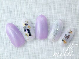 パープルシェルネイル