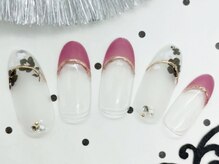 ロンズネイル(Ron's nail)/フラワーフレンチ