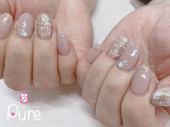 ピュア(Pure)/ツイードネイル