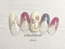 エストラッシュアンドネイル 銀座店(est lash&nail)/チューリップフレンチネイル