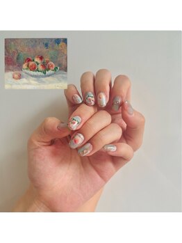 絵画ネイル