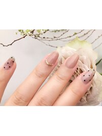 シースルードットネイル￥9900