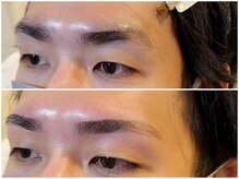 スリーピース(3Peace)/ストレートアーチ眉Before/After