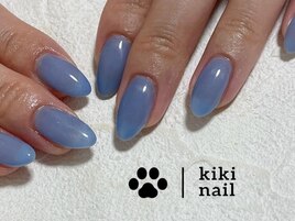 ワンカラーネイル/冬ネイル