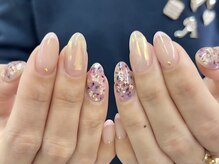 ジョジョ 神戸店(JOJO)/フラワーフレンチネイル