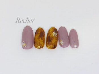 ネイルサロンリシェ 烏丸御池(Recher)/べっこうネイル