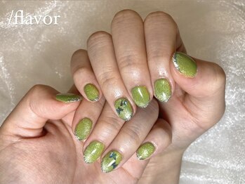 スラッシュフレーバー(/flavor)/マグネットネイル♪