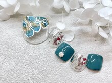 ネイルサロン ふるる 大須店/☆フットミディアムネイル☆#212