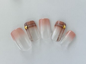 ヴィエント ネイル アイラッシュ サロン(Viento Nail Eyelash Salon)/チェックグラデ初回￥6800