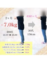 ヒデ整体院(Hide整体院)/2ヵ月で－７キロ痩身＆骨盤矯正