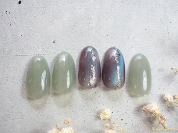 エクリュ(ecru)/偏光マグネットネイル