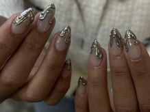 ジェミーネイル エビス(Jemiy nail ebisu)/うねうねミラーニュアンス