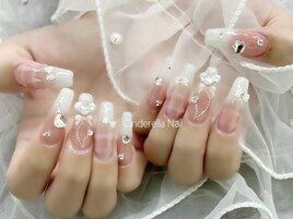 【チップ長さだしネイル】