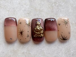 クリスマス/マグネット/ゴールド