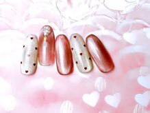 ネイルサロン&スクール ジーナ(GINA)/ハート&マグネットネイル