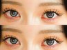 《眉毛ワックス×マツエク》美眉ワックス+フラットラッシュ100本~