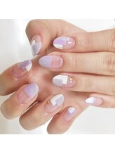 アイラッシュアンドネイル専門店 クラル(CURAR)/ブロッキングネイル￥7980