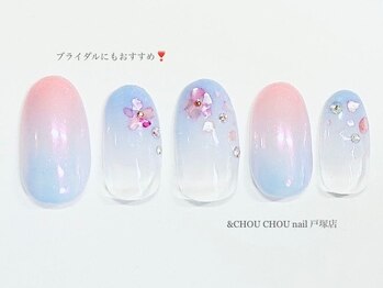 アンドシュシュネイル(&CHOU CHOU nail)/定額￥７９８０