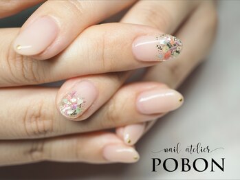 ネイルアトリエ ポボン(nail atelier POBON)/シェルネイル