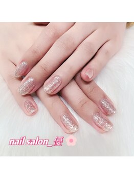 ネイルサロン 優/きらきらラメ
