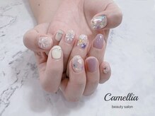 カメリア(Camellia)/ハンドジェルネイル/フィルイン
