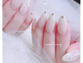 モチミィ(mochimy.)/*リボンネイル&ストーン*