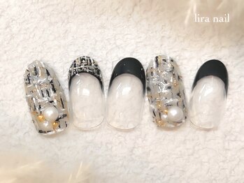 ツイードネイル/パラジェル/銀座