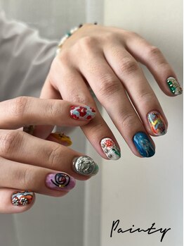 ペンティ(Painty)の写真/《周りと差をつけたい方必見》高技術だからこそ叶う再現性◎理想以上のデザインネイルを実現いたします♪