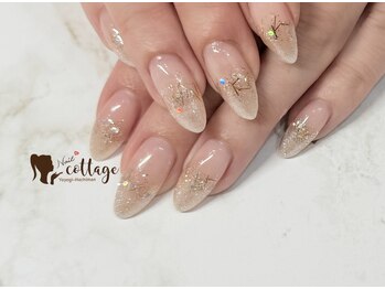 ネイルコテージ(Nail cottage)/ハーフラメデザイン　8800円