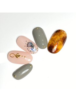 エトワール 大垣店(Etoile)/べっ甲ネイル