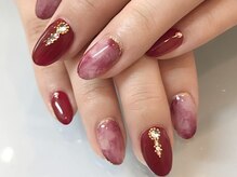 バーグ(bague)/大理石ネイル