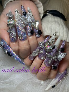 エスフィーネイルサロン ブリーユ(Esfy nailsalon Brille)/ゴテゴテネイル