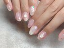 押し花 桜ネイル