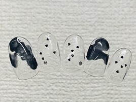 ツイードフレンチ/冬ネイル