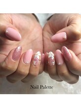 イーエムエー(e.m.a)/パラジェル/ピンク×花