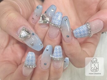 ネイルズガッシュ 武蔵小山店(NAILsGUSH)/千鳥柄ネイル