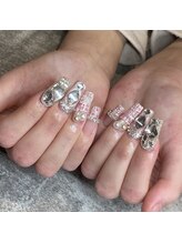 ダリア(Dahlia)/ツイードネイル