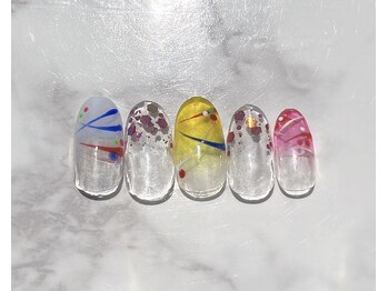 ネイルサロン アリイ(Alii)/８月定額デザイン