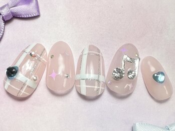 リコリコネイル(Riko Riko Nail)/【NEW】定額デザインC