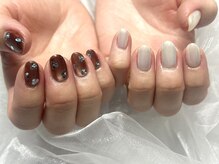 ノヘア フロム ハワイ(NOHEA from Hawaii)/ちぐはぐネイル